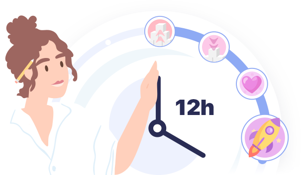 12 hour intermittent fasting clock